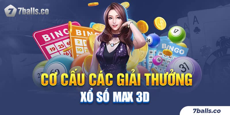 Cơ cấu giải thưởng xổ số Max 3D là gì?